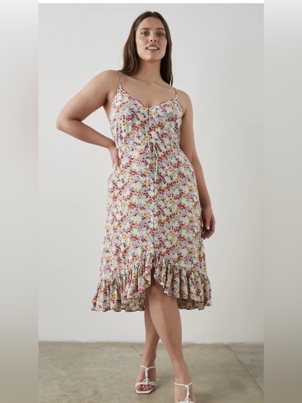 Rails - Frida midi floral dress size large nwt